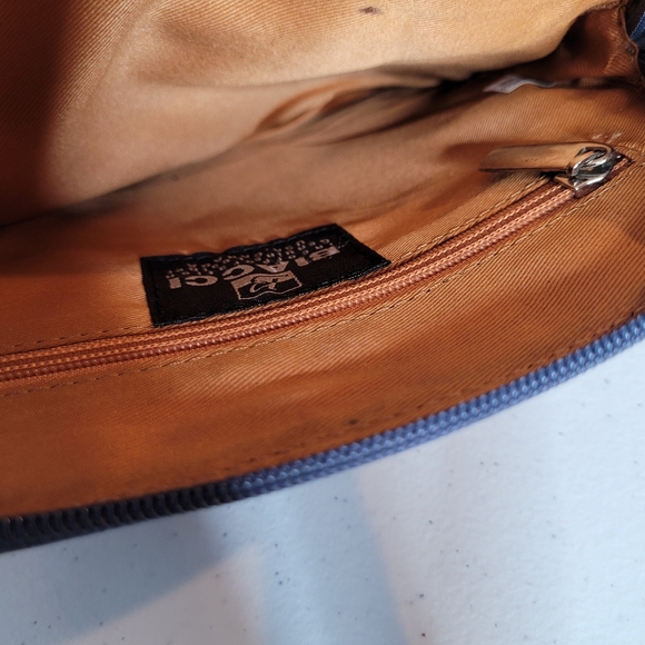 BIACCI HAND PAINTED CROSSBODY Leather PURSE - Picture 11 of 12